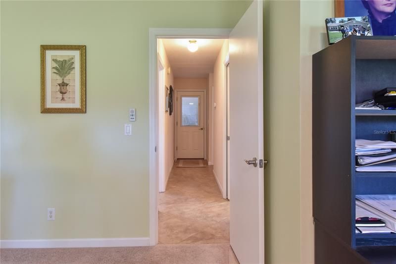 Owners Bedroom Door - to Hallway - to Garage Door
