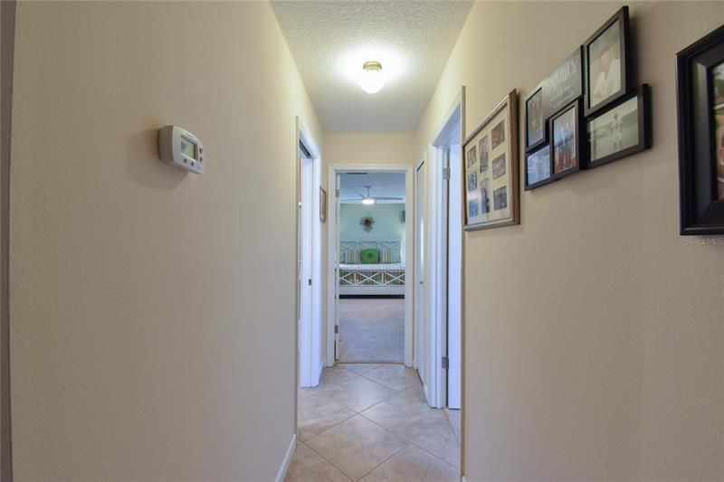 Tiled Hallway