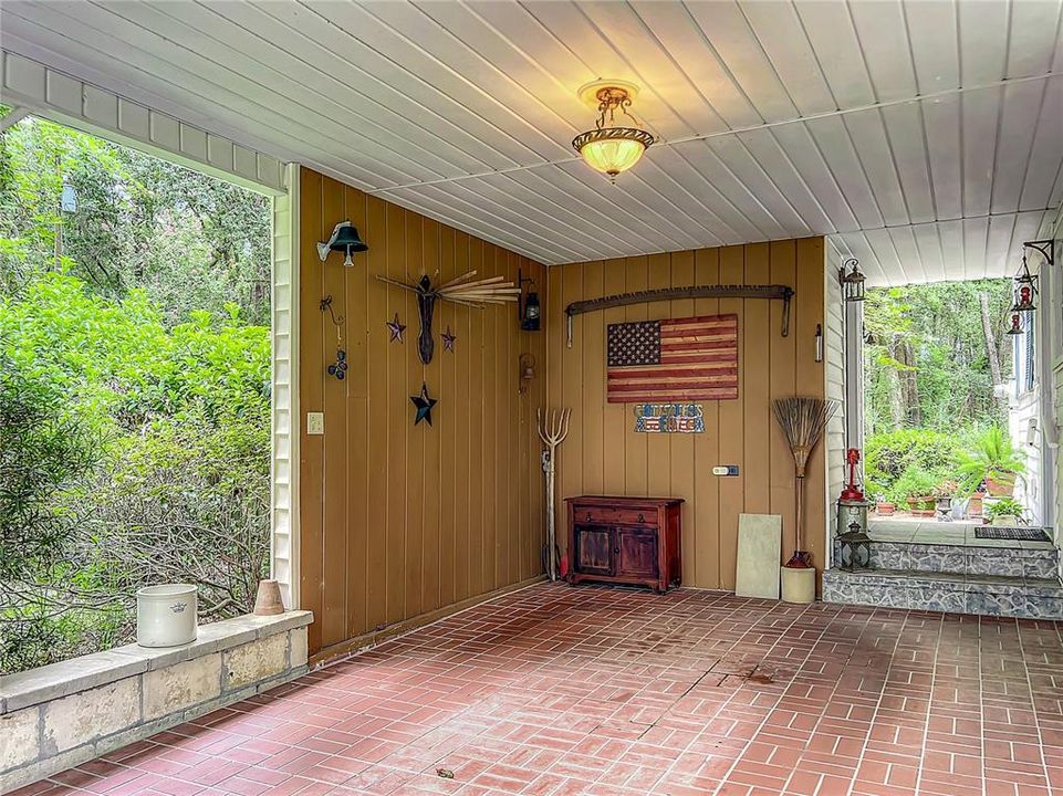 Carport with storage