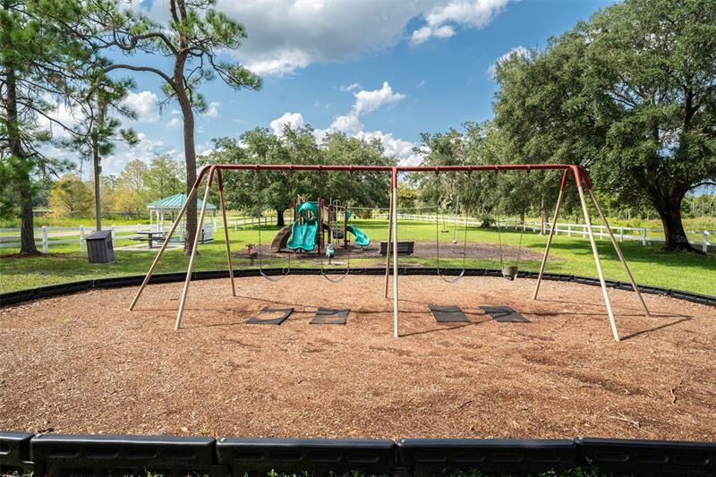 Playground in the community park.