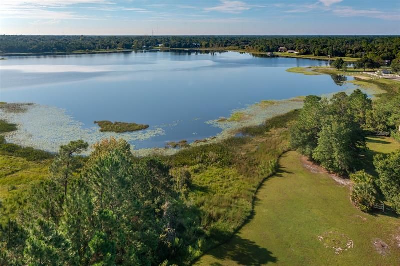 Aerial views from the property of Buck Lake!