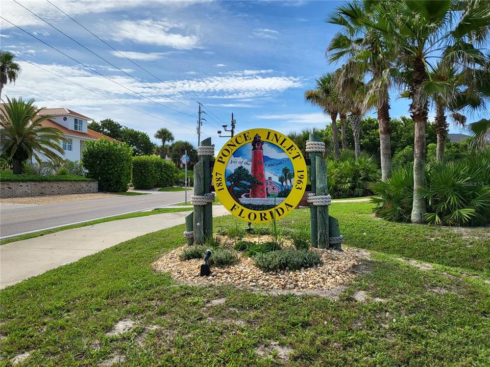 Ponce Inlet Sign