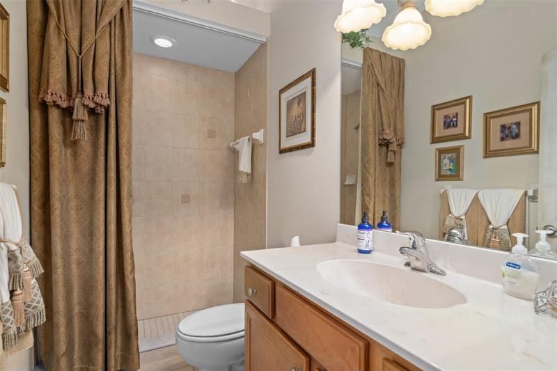 Guest Bath near Game room/ Family room