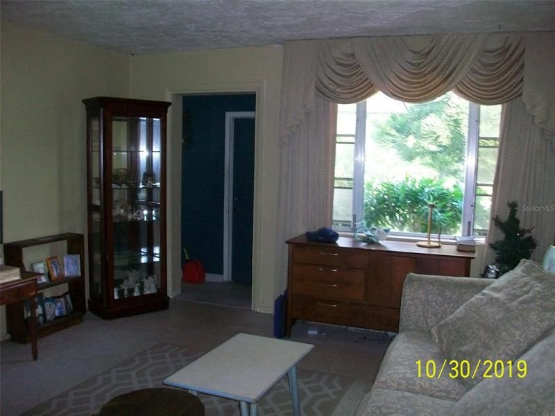 Living Room View of  Front Door