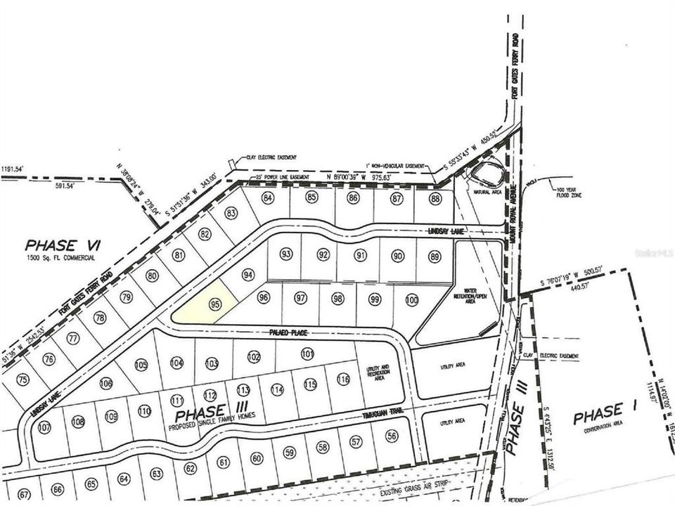 Lot 95 Plot Plan