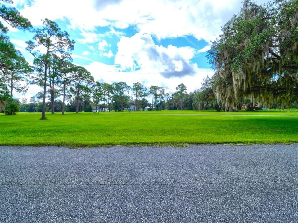 Ground view from Lindsay Ln of space for house