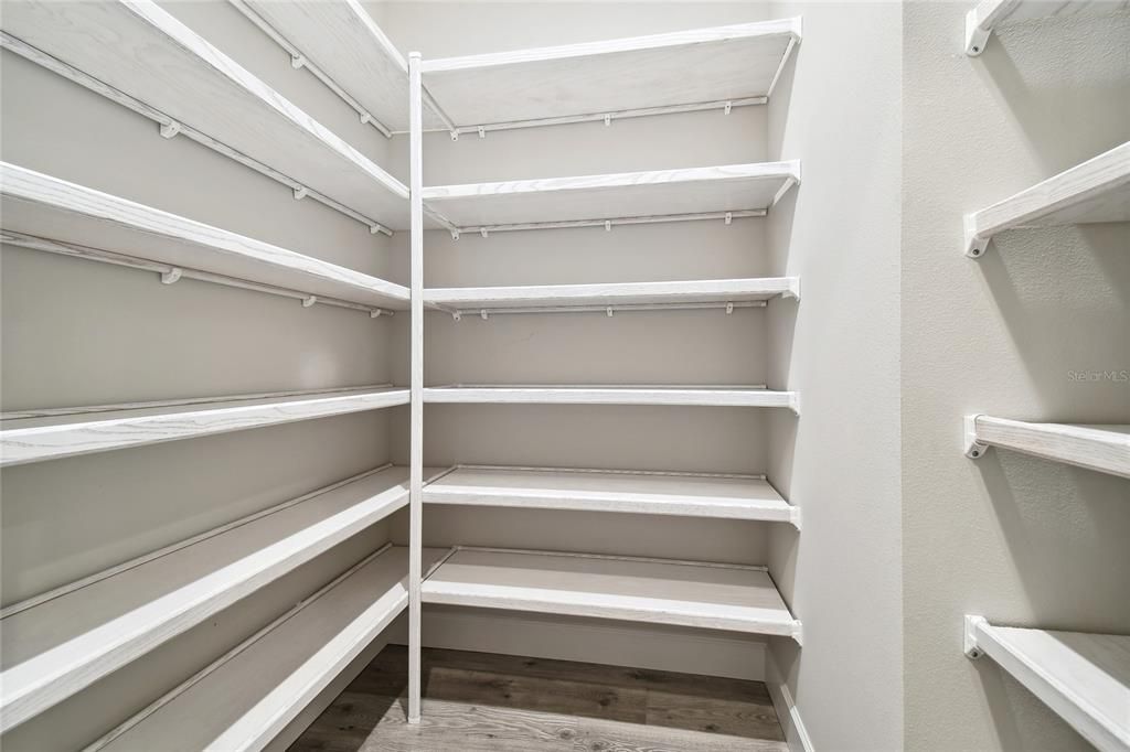 Pantry Wood Shelving