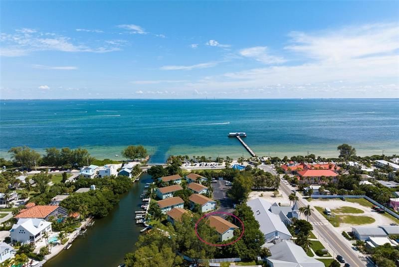Building 4 in Bayou Condos on Lake La Vista with direct access to Tampa Bay and beyond!