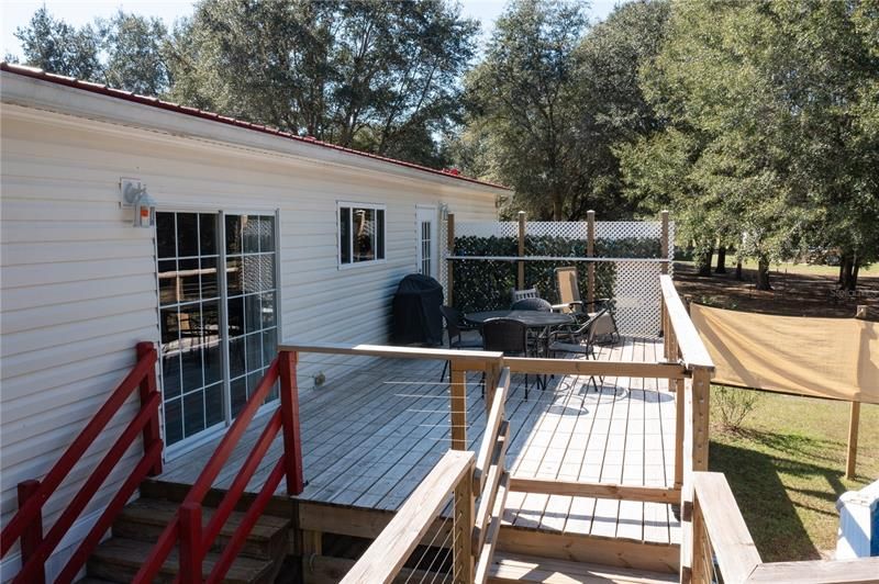 Read Deck with Access to Dining Room and Laundry/Mud Room