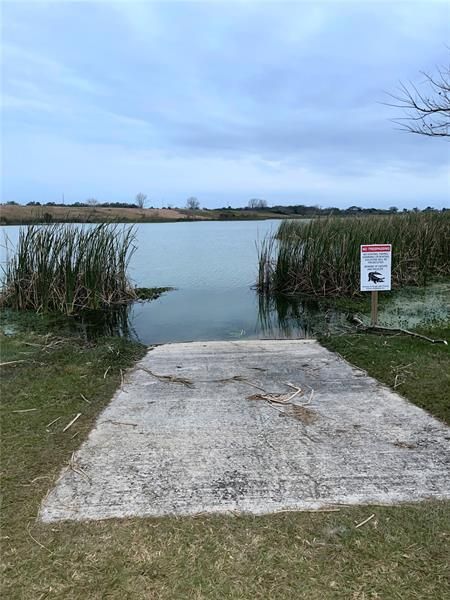Private boat ramp for residents use