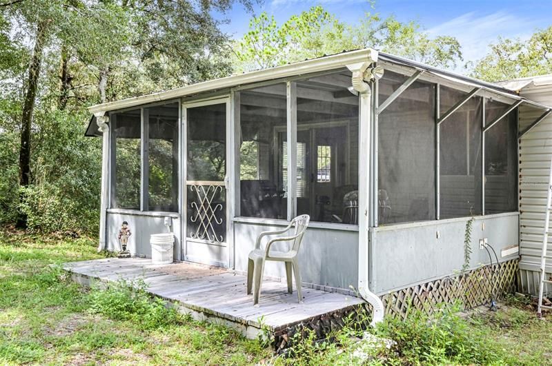 Enclosed Rear Porch