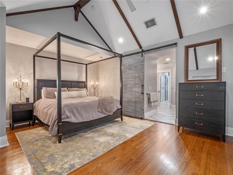 Master Bedroom Suite with vaulted ceiling