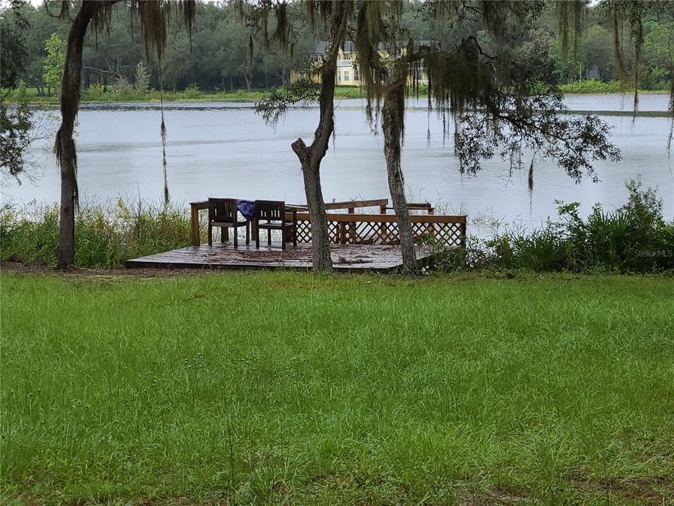 Dock on the property