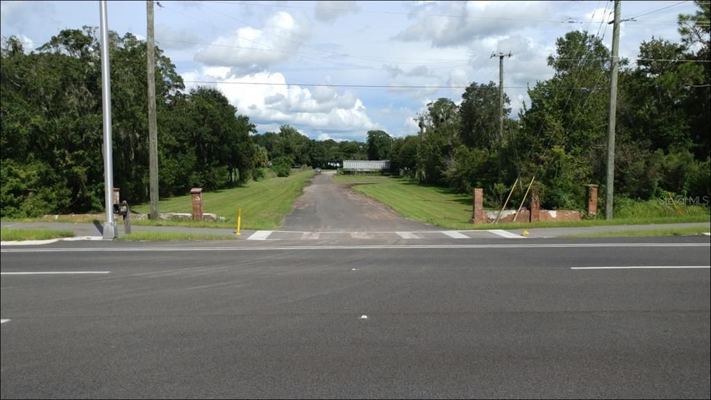 Entrance off Hwy 301