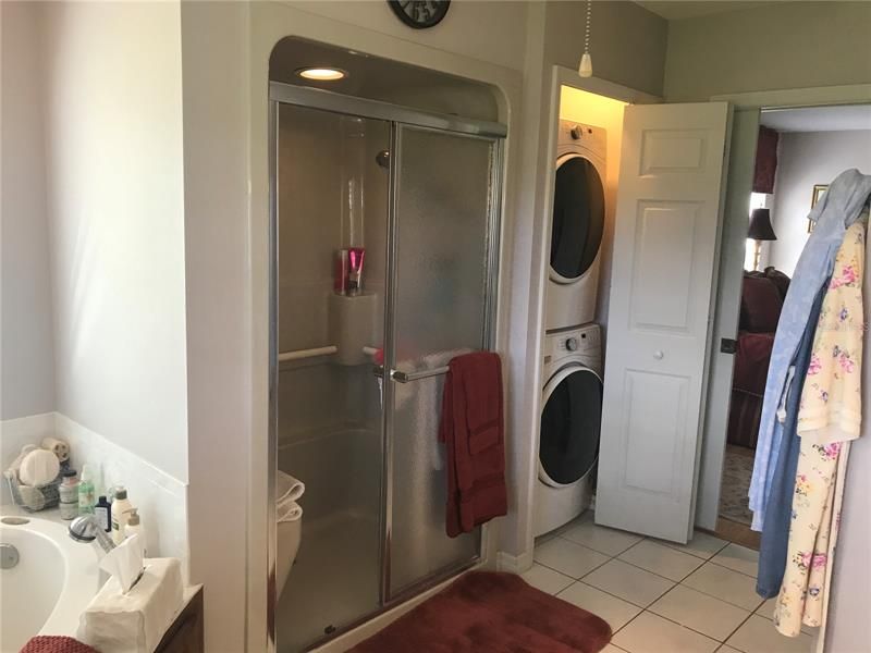 Mba Shower & Stack Washer & Dryer