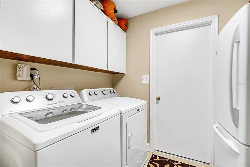 Large Inside Laundry Room With Storage