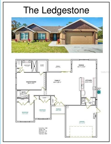 The Ledgestone floorplan