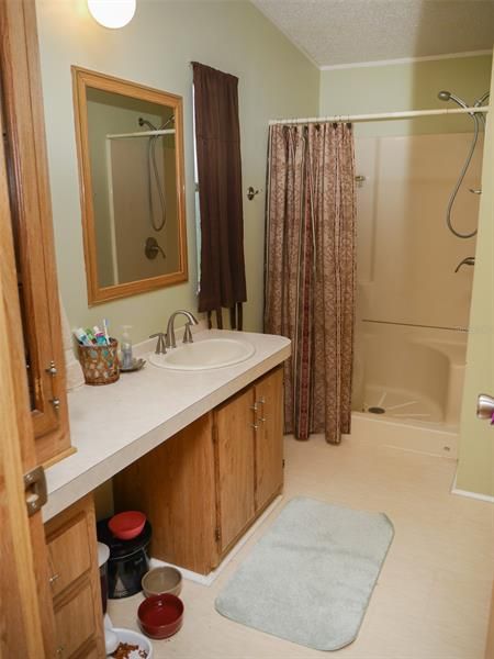 Master bathroom room vanity