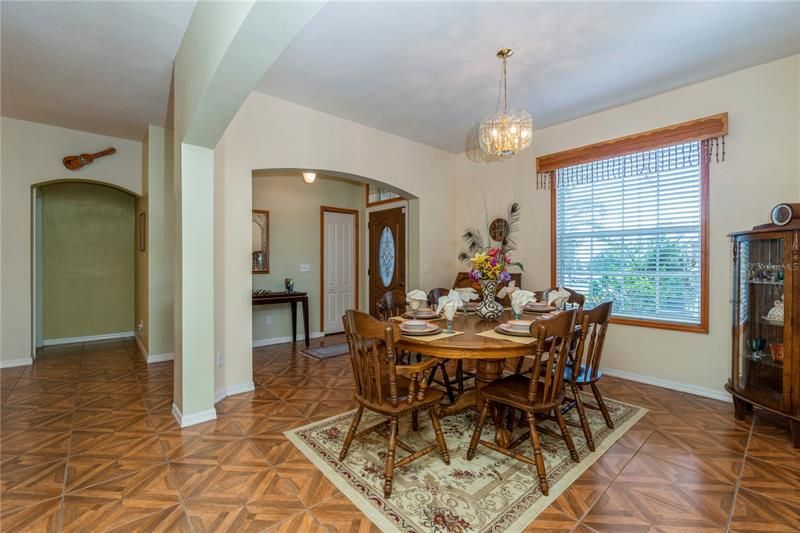 Formal Dining Room ready for you family and friend entertaining.