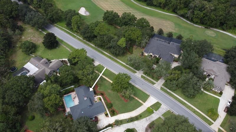 Aerial View with Golf Course Proximity