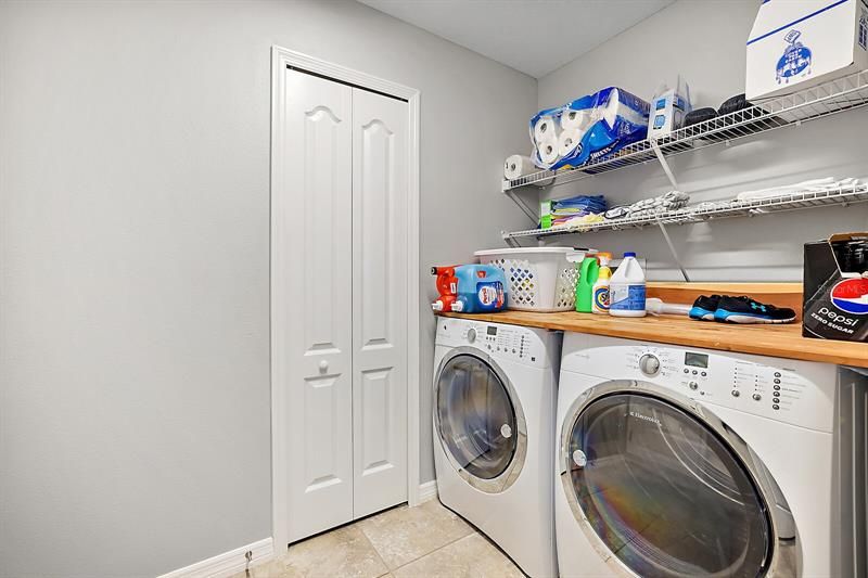 Utility Room with Linen Closet