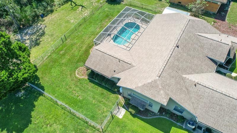 Aerial Side View of Home & Pool #2