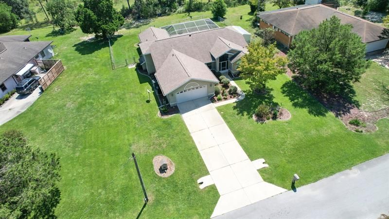 Aerial Front Side View of Home
