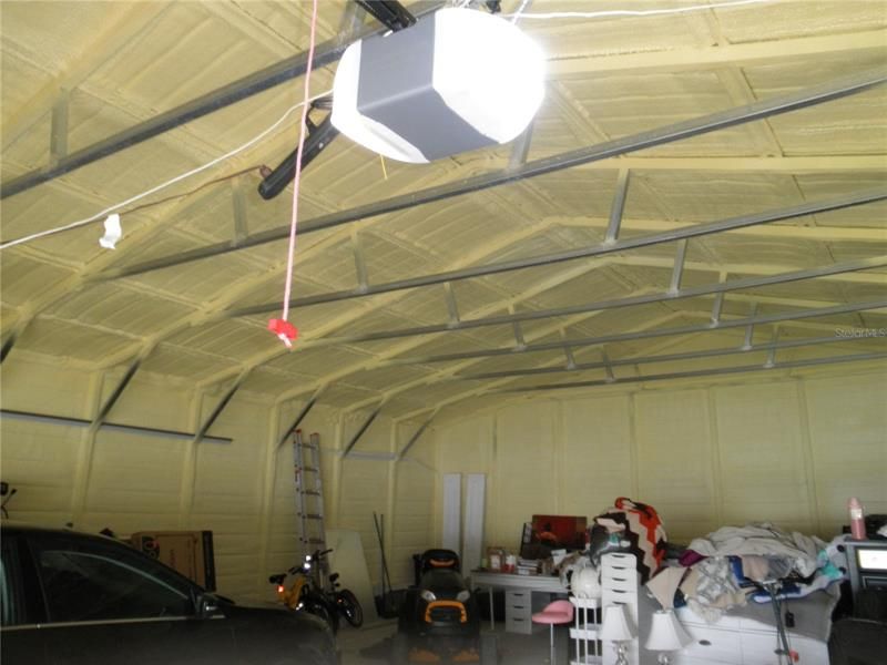 Insulated 6 car garage with door openers