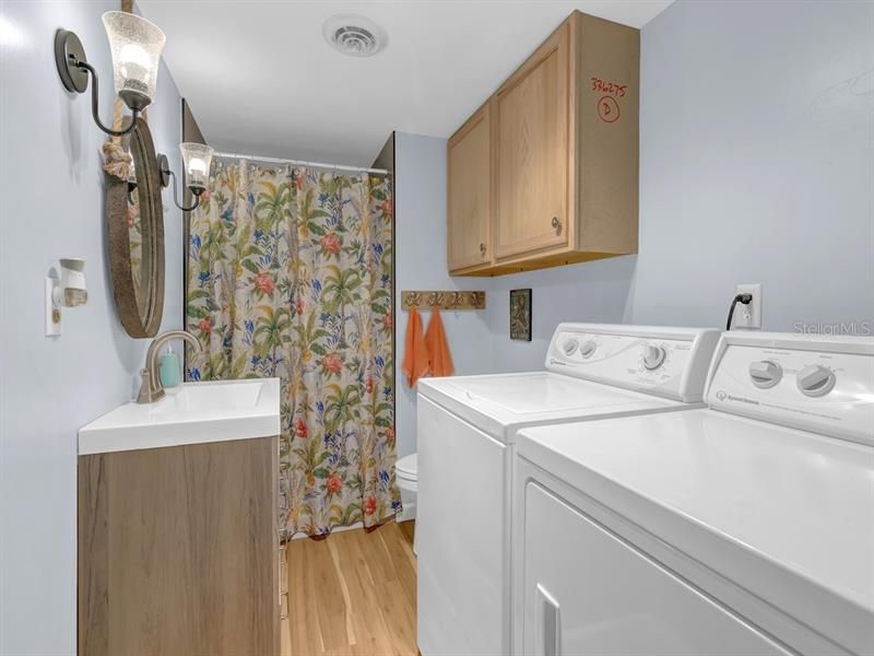 Laundry Room and guest Bath