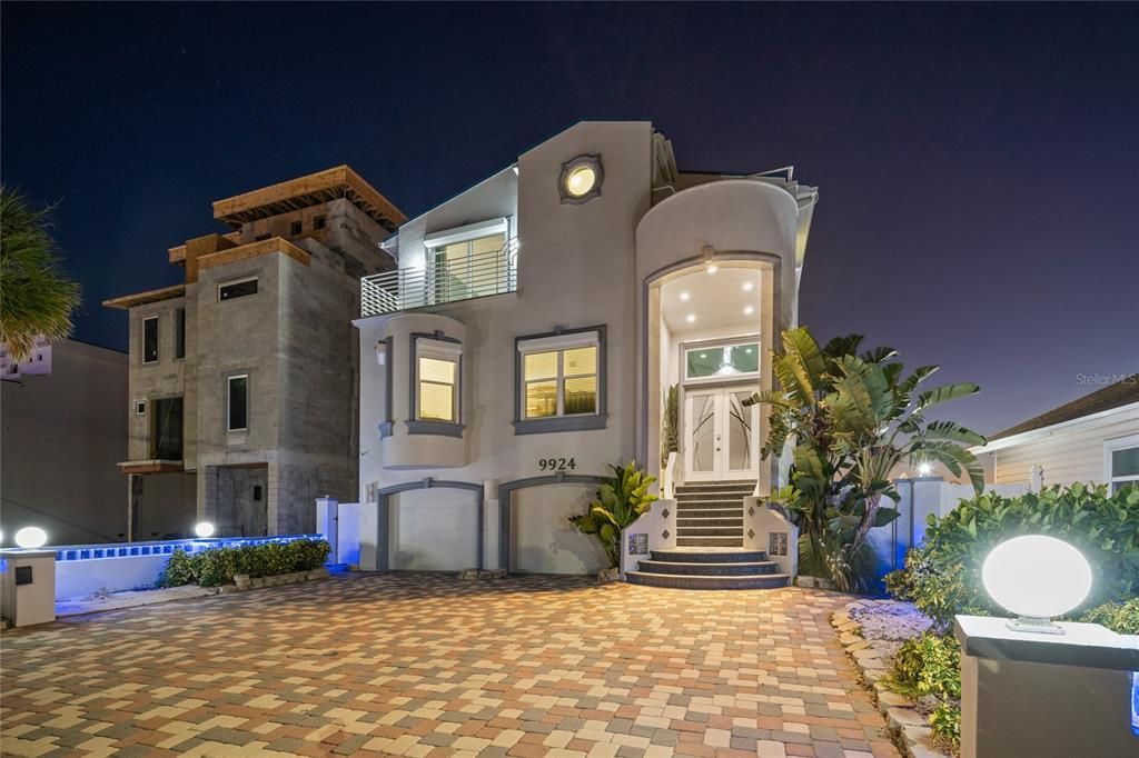 Magnificent Contemporary Beachfront Home on Treasure Island!