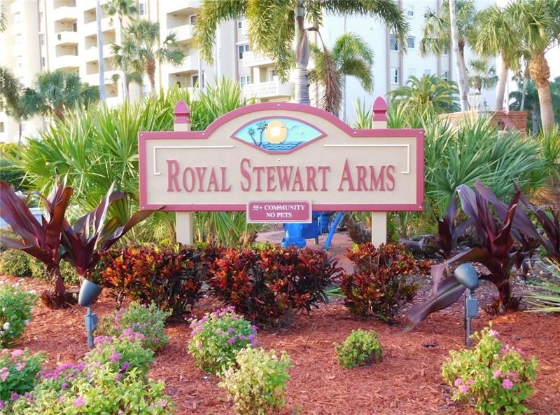 Royal Stewart Arms prides itself on keeping it grounds well groomed.