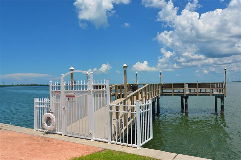 Gated fishing pier, strictly for residents and guest only. Also, another great spot to catch a sunrise or sunset.