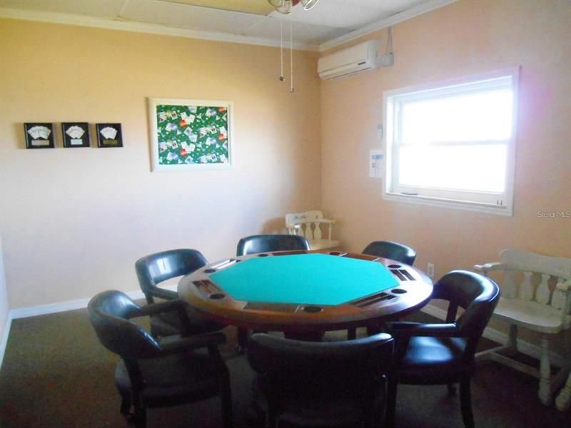 Maybe you would like to play some cards. Yes, Royal Stewart Arms clubhouse, has a private room for playing cards too.