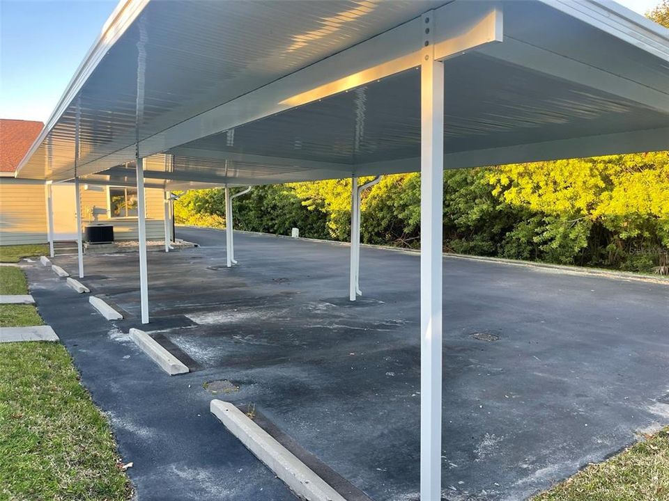 Covered Parking Spaces(Rear)