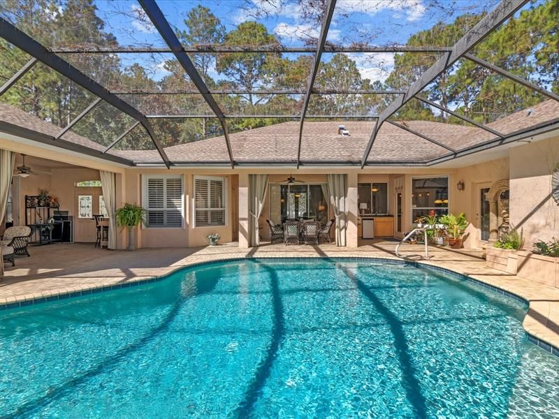 Another View of the Huge Pool and Outdoor Dining Area in the Background