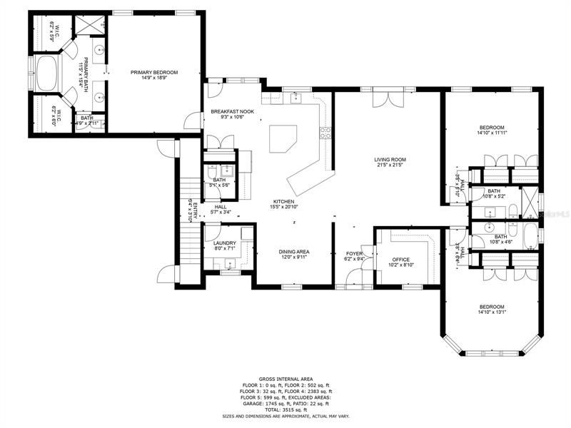 Vendido Recientemente: $950,000 (3 camas, 4 baños, 3082 Pies cuadrados)