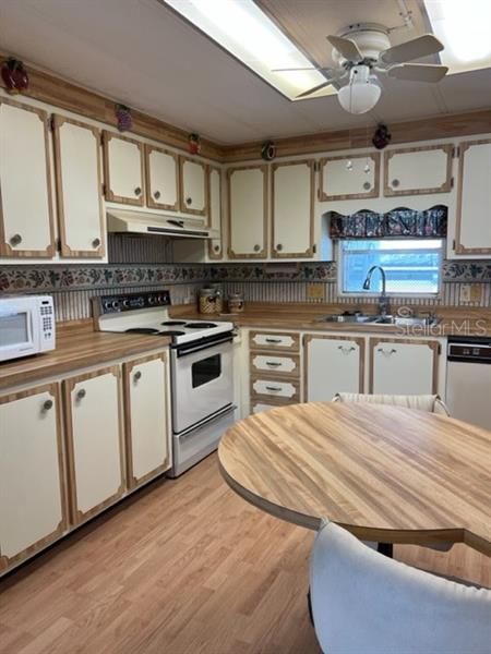 View of Kitchen with lots of storage