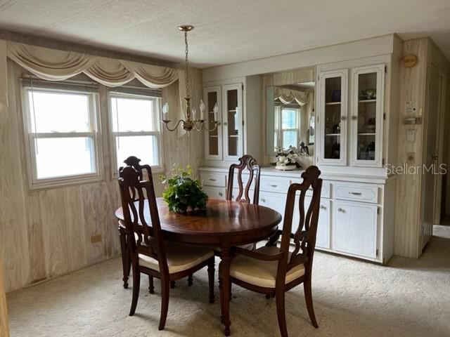 Dining Area with built in China Cabinet