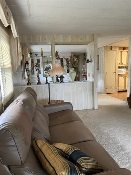 Living Room with view of kitchen and Dining Area