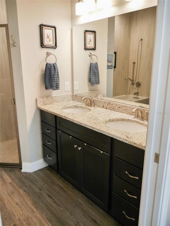 Tall master bath vanity