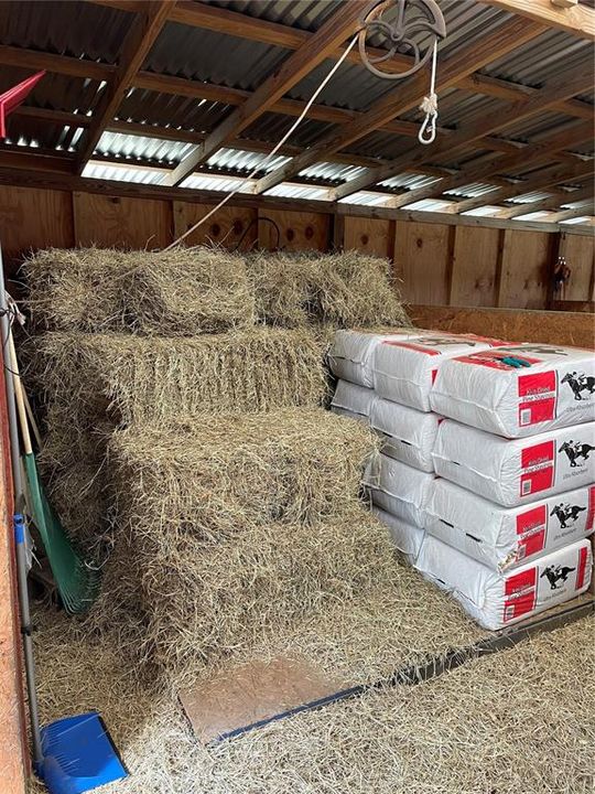 Hay storage