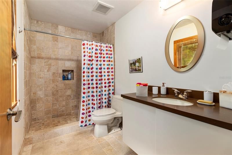 OWNER'S BATH IN SECOND RESIDENCE - WALK IN SHOWER
