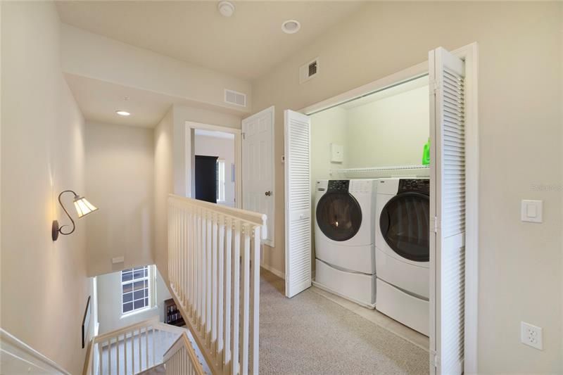 Washer/Dryer Centrally Located.
