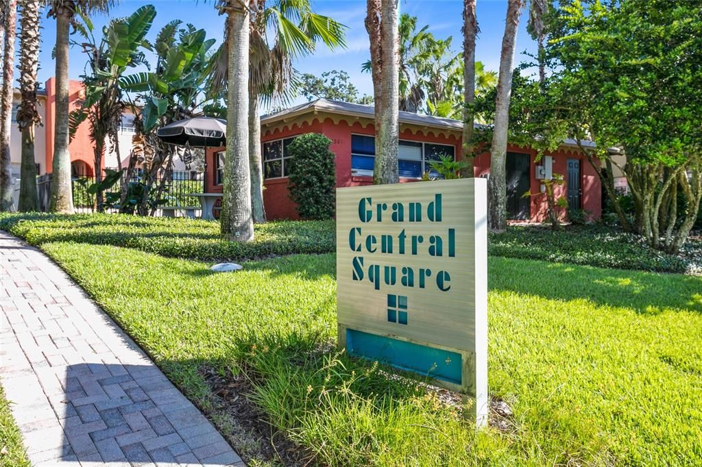 Grand Central Square sign