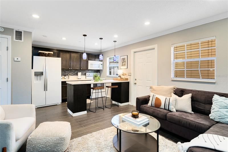 Living room/Kitchen combo