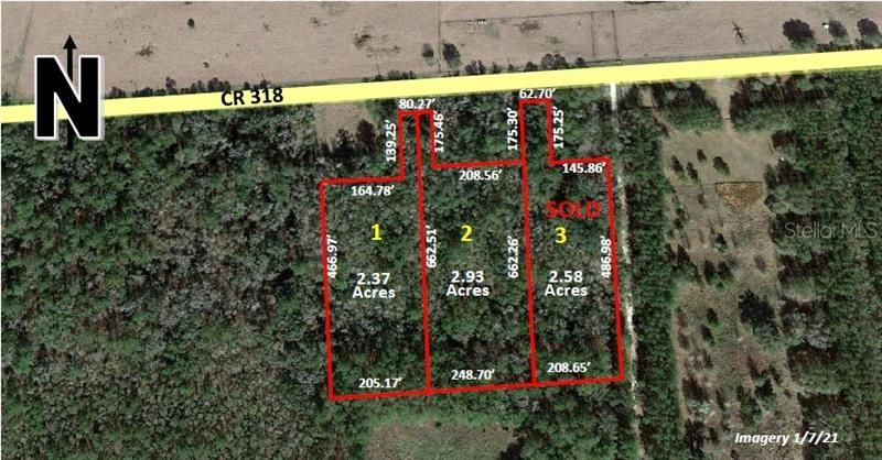Recently Sold: $73,250 (2.93 acres)