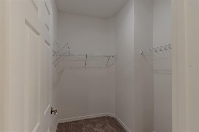 Master Walk-In Closet (interior photos from model home which has same finishings as this house)
