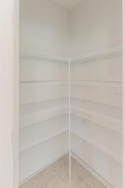 Extra Large Pantry (interior photos from model home which has same finishings as this house)