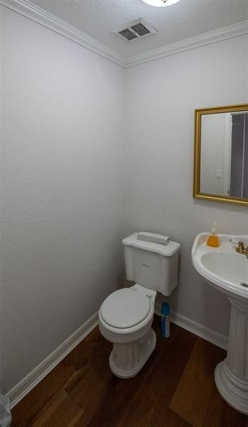 One of three bathrooms