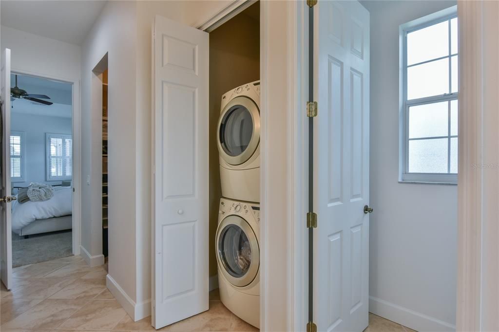 Master bedroom laundry